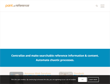 Tablet Screenshot of point-of-reference.com